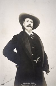 Buffalo Bill (1846-1917) vykort av American Photographer