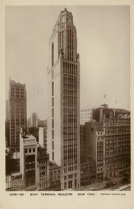 Bush Terminal Building, New York City, USA (svartvitt foto) av American Photographer