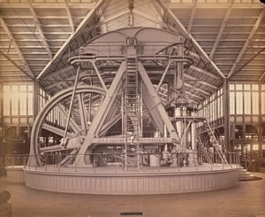 Corliss Engine, Centennial International Exhibition, Philadelphia, 1876 (albumintryck) av American Photographer
