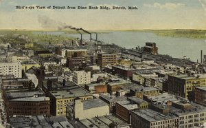 Detroit, Michigan, USA (färgat foto) av American Photographer