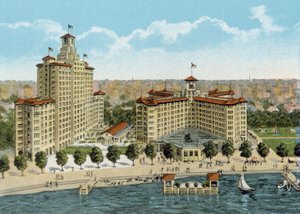 Edgewater Beach Hotel (färgad bild) av American Photographer