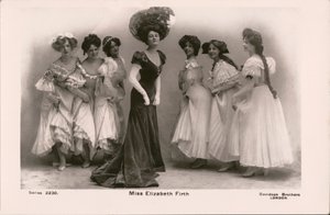 Elizabeth Firth, amerikansk sångerska och skådespelerska (svartvitt foto) av American Photographer