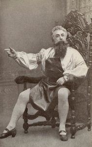 Emil Fischer, som Hans Sachs, i "Die Meistersinger Von Nurnburg" (svartvitt foto) av American Photographer