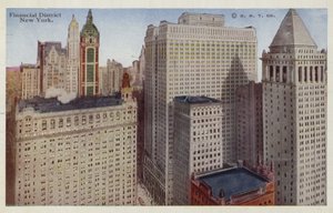 Financial District, New York City, USA (färgfoto) av American Photographer