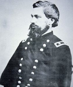 General Oliver Otis Howard (1830-1909) (s/v foto) av American Photographer