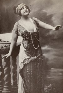 Geraldine Farrar, som "Tosca" (svartvitt foto) av American Photographer