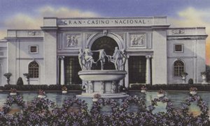 Gran Casino Nacional, National Casino at Marianao (färgad bild) av American Photographer