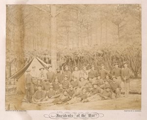 Grupporträtt av #2 Group, Detachment of US Engineers (svartvitt foto) av American Photographer