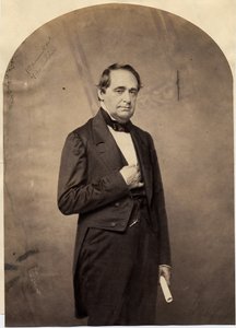 Hannibal Hamlin (1809-91), 15:e vicepresident i USA (salttryckt foto) av American Photographer