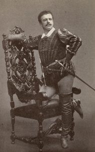 Jean de Reszke, som Raoul, i "Les Huguenots" (svartvitt foto) av American Photographer