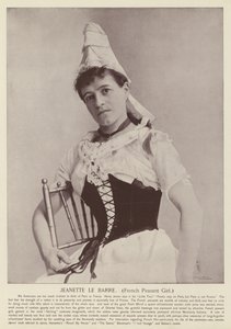 Jeanette le Barre, fransk bondflicka