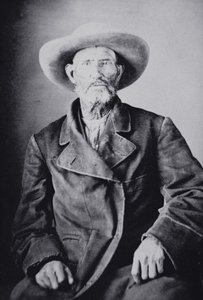 Jim Bridger (1804-81) (s/v foto) av American Photographer