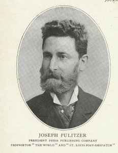 Joseph Pulitzer, illustration från "Notable New Yorkers of 1896-1899: a companion volym to King