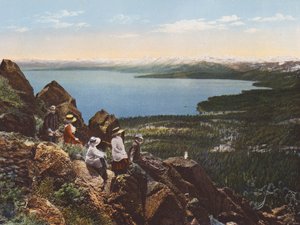Tahoesjön från Mount Watson, Kalifornien (färgfoto) av American Photographer