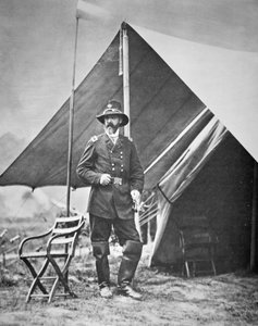 Generalmajor George Meade (1815-72) (s/v foto) av American Photographer