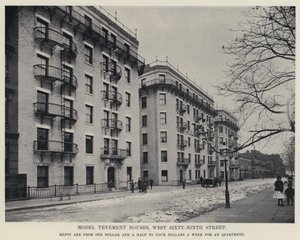 Model Tenement Houses, West Sixty-Ninth Street (s/v foto) av American Photographer