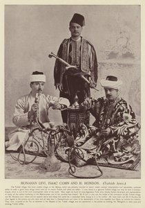 Monahan Levi, Isaac Cohn och H Hondon, turkiska judar
