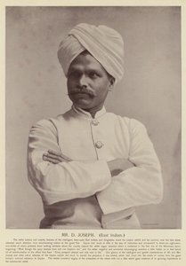 Mr D Joseph, ostindien