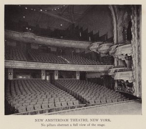 New Amsterdam Theatre, New York (svartvitt foto) av American Photographer