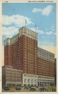 New Hotel Sherman, Chicago, Illinois, USA (färgfoto) av American Photographer