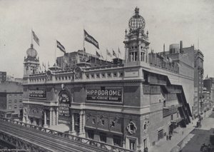 New York: The New York Hippodrome (svartvitt foto) av American Photographer