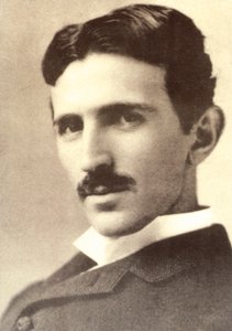 Nikola Tesla (svartvitt foto) av American Photographer
