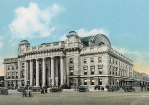 Northwestern Passenger Station (färgad bild) av American Photographer