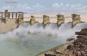 Panamakanalen, Gatun Spillway (färgfoto) av American Photographer