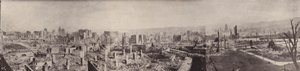 Panorama över Skeleton City från Nob Hill (svartvitt foto) av American Photographer