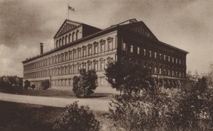 Pensionsmyndigheten (svartvitt foto) av American Photographer