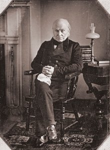 Porträtt av John Quincy Adams, ca 1840-talet (daguerreotypi) av American Photographer
