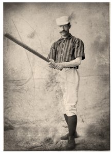 Porträtt av Tim Keefe, New York Giants, 1889 av American Photographer