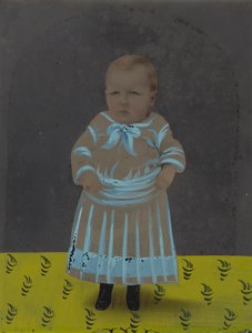 Porträtt av en pojke,1880-talet (foto) av American Photographer