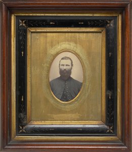 Porträtt av en man,ca. 1864 (foto) av American Photographer