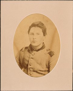 Porträtt av en oidentifierad soldat (sepiafoto) av American Photographer