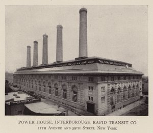 Kraftverk, Interborough Rapid Transit Co av American Photographer