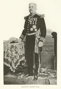 President Porfirio Diaz (svartvitt fotografi) av American Photographer