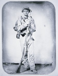 Menig Thomas Taylor, konfedererade armésoldat (s/v foto) av American Photographer