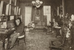 R H Stoddard, Hans hem i New York (svartvitt foto) av American Photographer