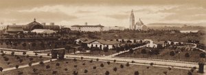 San Diego: The Model Farm, Panama-California Exposition (svartvitt foto) av American Photographer