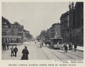 Second Avenue, ser norrut från St Mark