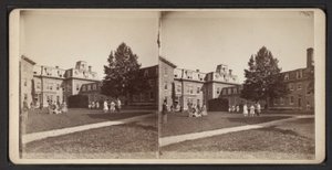 Stereoskopiska vyer av Oneida-gemenskapen, ca 1870 (s/v-foto) av American Photographer