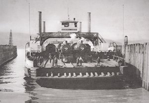 Contra Costa Ferry, ca 1920 (s/v foto) av American Photographer
