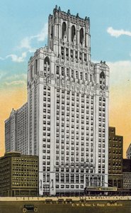 The New United Masonic Temple (färgad bild) av American Photographer