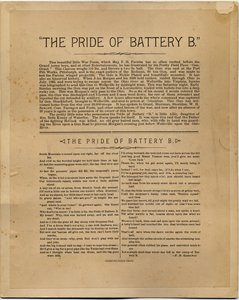 The Pride of Battery B, av Frank H Gassaway, baksidan av 336830 (albumfoto) av American Photographer