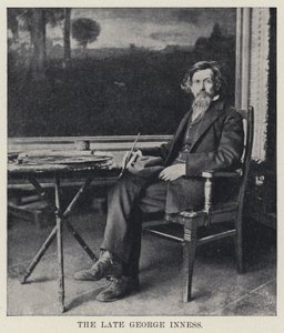 Den bortgångne George Inness (s/v foto) av American Photographer