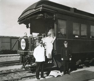 Observationsbilen för all-Pullman lyxen "Florida Special" från Florida East Coast Railway, New York till Miami av American Photographer