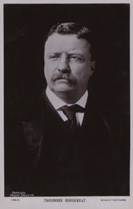 Theodore Roosevelt, amerikansk politiker och USA:s 26:e president (svartvitt foto) av American Photographer
