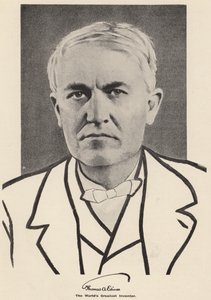 Thomas Edison (svartvitt foto) av American Photographer