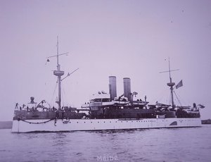 USS Maine, senare sänkt i Havannas hamn av American Photographer